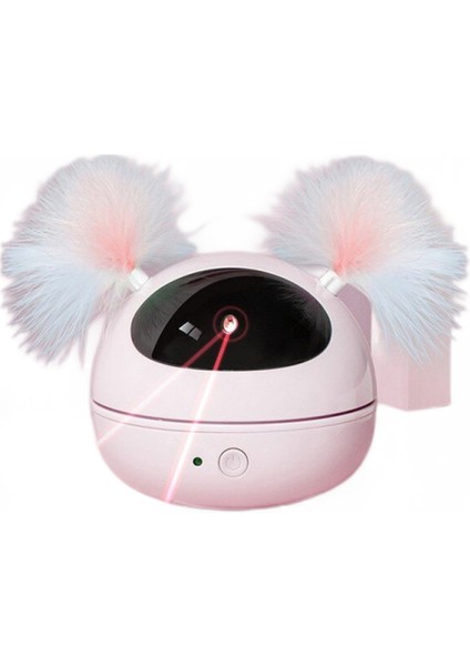 Interaktif Lazer Kedi Oyuncak Otomatik Lazer Pointer Dönen Kediler Elektronik Oyuncaklar Uyarıcı Egzersiz Için 360 Derece Ayarlanabilir | Kedi Oyuncakları (Pembe) (Yurt Dışından)