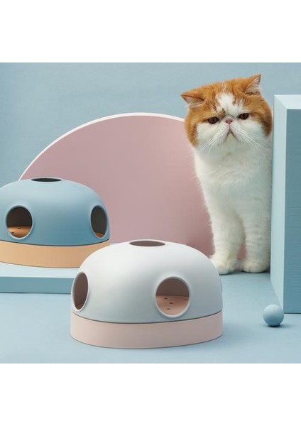 Çok Kullanımlı Pet Kedi Oyuncak Parça Topu Tünel Interaktif Oyuncaklar Kediler Için Kitten Oyunlar Için Zeka Eğlence Üçlü Bulmaca Oyuncak | Kedi Oyuncakları (Mavi) (Yurt Dışından) fiyatları
