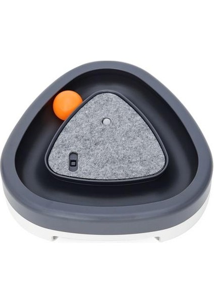 Elektronik Kedi Oyuncak Interaktif Elektrik Turntable Topu Için Kedi Otomatik Pet Kedi Charmer Oyuncak Kedi Komik Oyuncak | Kedi Oyuncakları (Gri) (Yurt Dışından)