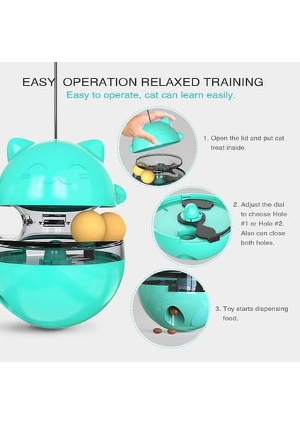 Komik 3 In1 Oyun Pet Kedi Ilginç Oyuncak Tumbler Kediler Pistler Iplik Top Oyuncaklar Yapboz Oyna Kittens Yiyecek Tunel Ürün | Kedi Oyuncakları (Pembe) (Yurt Dışından) fırsatları