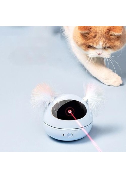 Kedi Interaktif Oyuncak LED Lazer Komik Oyuncak Oto Dönen Kedi Egzersiz Eğitimi Eğlenceli Oyuncak Çok Açı Ayarlanabilir USB Şarj | Kedi Oyuncakları (Mavi) (Yurt Dışından) fiyatları
