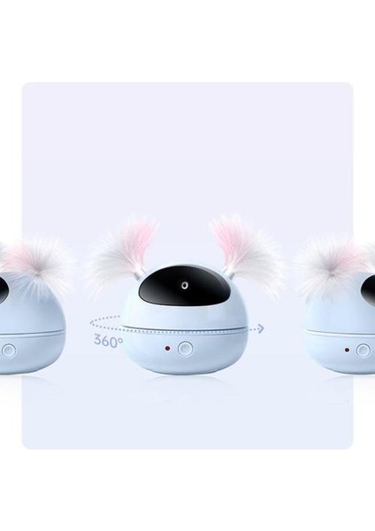 Kedi Interaktif Oyuncak LED Lazer Komik Oyuncak Oto Dönen Kedi Egzersiz Eğitimi Eğlenceli Oyuncak Çok Açı Ayarlanabilir USB Şarj | Kedi Oyuncakları (Mavi) (Yurt Dışından) fırsatları