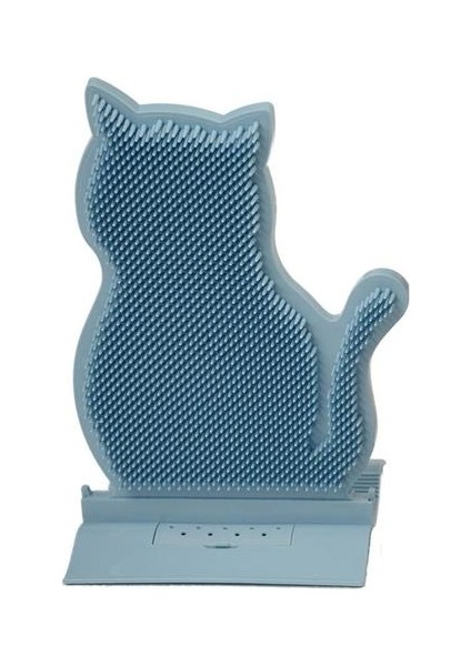 1 Adet Yenı Sabit Kapı Dikiş Kedi Saç Sökücü Saç Tıraşlama Masaj Fırçası Kedi Scratch Fırçası Oyuncak Pet Ürünleri | Kedi Oyuncakları (Mavi) (Yurt Dışından)