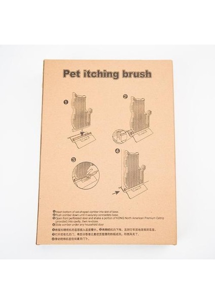 1 Adet Yenı Sabit Kapı Dikiş Kedi Saç Sökücü Saç Tıraşlama Masaj Fırçası Kedi Scratch Fırçası Oyuncak Pet Ürünleri | Kedi Oyuncakları (Mavi) (Yurt Dışından) modelleri