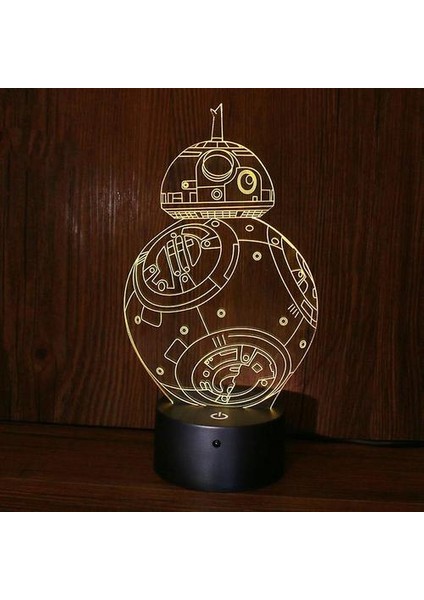 Yıldız Savaşları Bb8 3D LED Gece Lambası (Yurt Dışından)