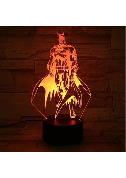 Dc Batman Gece Lambası 3D LED Gece Lambası(Yurt Dışından) fiyatları