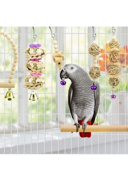 9 Adet / Takım Kuş Papağan Salıncak Oyuncaklar Çiğneme Ayakta Asılı Levrek Hamak Tırmanma Merdiveni Kuş Kafesi Için Budgerigar Parakeet Conure | Kuş Oyuncakları (Yurt Dışından) indirimleri