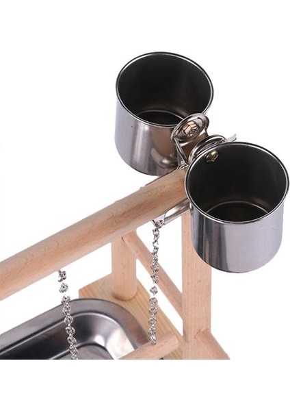 Pet Kuş Oyuncak Aktivite Merkezi Birdcage Kuş Perch Merdiven Hamak ile Standları Cockatiel Papağan Için Hamak Besleyici Bahçesi | Kuş Oyuncakları (Yurt Dışından) fırsatları