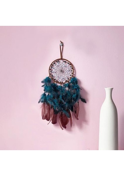 Rüya Avcısı Ev Dekor Bahçe Dekorasyon Açık Oda Duvar Dekor Ramazan Boncuk Mavi Tüy Zanaat Hediye | Rüzgar Çanları Ve;asılı Süslemeler (Yurt Dışından) fiyatları