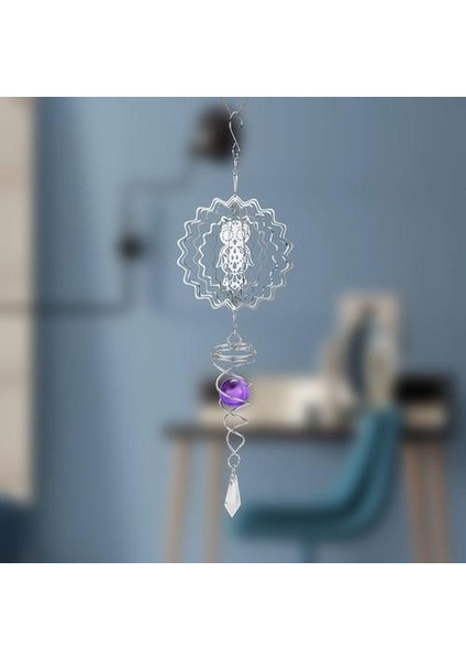 3D Sessiz Dönen Paslanmaz Çelik Rüzgar Çeki Hollow Duvar Asılı Süs Dekoru | Rüzgar Çanları ve asılı Süslemeler (Yurt Dışından) modelleri