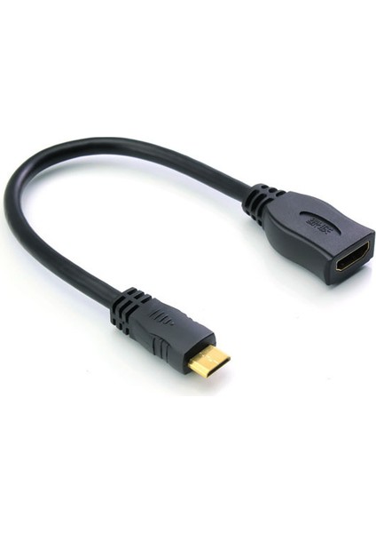 Mini HDMI To HDMI Kablo Çevirici Tablet Slr Kamera Projeksiyon