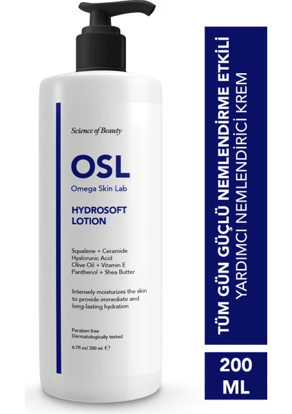 Hydrosoft Lotion 200ML (Nemlendirici Yüz ve Vücut Losyonu)