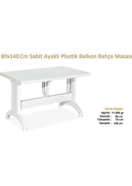 Plastik Masa 80X140 Katlanır Plastik Ayaklı Bahçe Balkon ve Teras Masası modelleri