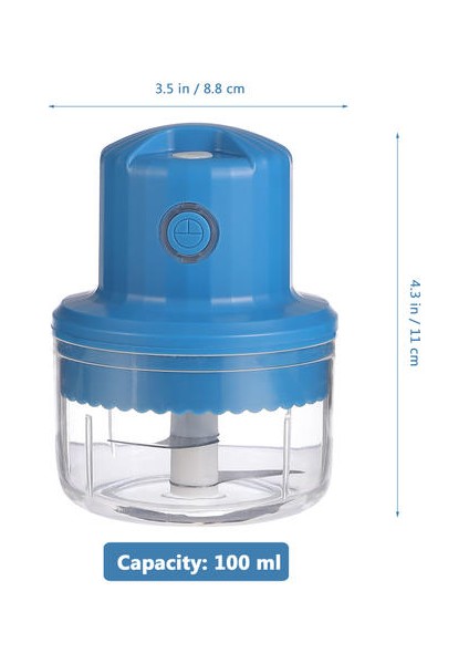1 Takım 100 ml Taşınabilir Elektrikli Sarımsak Kıyma Ev Mutfak Sarımsak Kıyıcı (Yurt Dışından) modelleri
