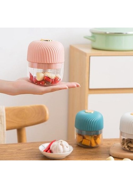 Sebze Için Elektrikli Sarımsak Kıyıcı USB Mini Mutfak Maser, Zencefil Biber Için 350 ml Sağlam Gıda (Pembe) (Yurt Dışından) fiyatları