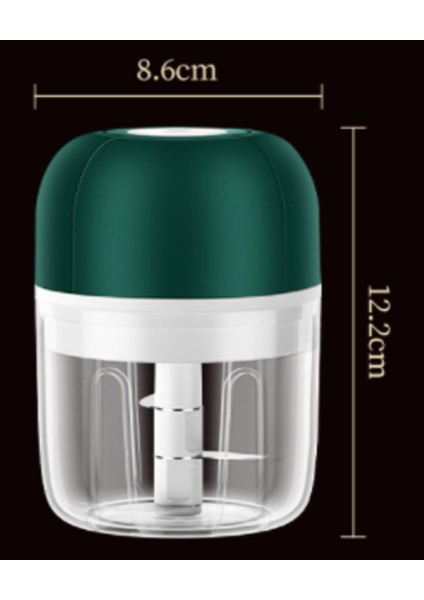 250 ml Mini USB Elektrikli Sarımsak Masher Sağlam Basın Kıyma Sebze Biber Yıldırıcı Gıda Chopper Mutfak Aletleri (Yeşil) (Yurt Dışından) fırsatları