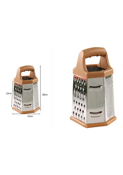 1 Adet Paslanmaz Çelik Altı Taraflı Taze Çok Fonksiyonlu Öğütücü Mutfak Patates Tel Kesici Dilimleme Zencefil Sarımsak Öğütücü Mutfak Gadget | Graters (8 Inç) (Yurt Dışından) fiyatları