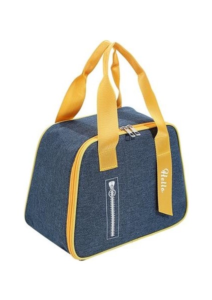 Işlevsel Depolama Desen Soğutucu Öğle Yemeği Kutusu Taşınabilir Yalıtımlı Tuval Öğle Yemeği Çantası Termal Gıda Piknik Öğle Yemeği Çanta (Yurt Dışından)