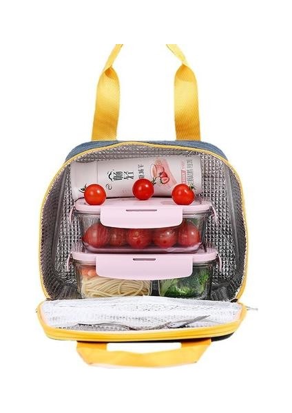 Işlevsel Depolama Desen Soğutucu Öğle Yemeği Kutusu Taşınabilir Yalıtımlı Tuval Öğle Yemeği Çantası Termal Gıda Piknik Öğle Yemeği Çanta (Yurt Dışından) fırsatları