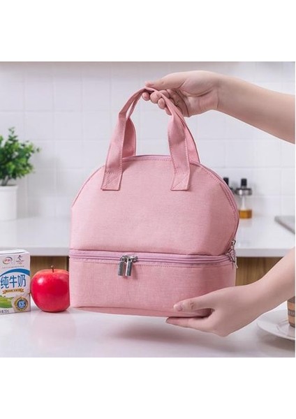 Öğrenciler Taşınabilir Çok Fonksiyonlu Öğle Yemeği Çantası Çift Katmanlı Yalıtım Çantası Yalıtımlı Termal Gıda Öğle Yemeği Kutusu Çantası | Öğle Yemeği Çantalar (Yurt Dışından) fırsatları