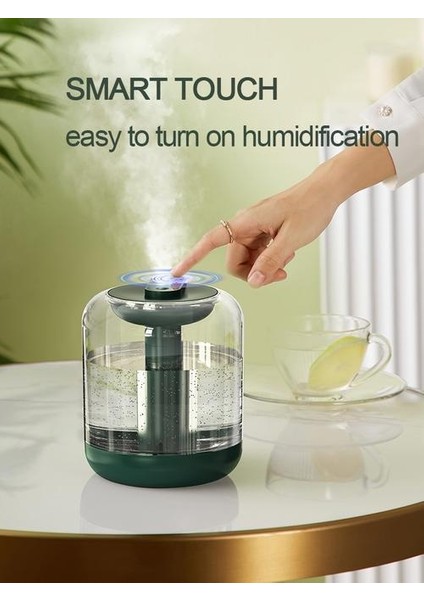 1000ML Hava Nemlendirici 2000 Mah Şarj Edilebilir Aroma Difüzör Esansiyel Yağı 7 Renk Işıkları Serin Sis Çiçek Meyve Ekleyebilir | Nemlendiriciler (Beyaz) (Yurt Dışından) fırsatları
