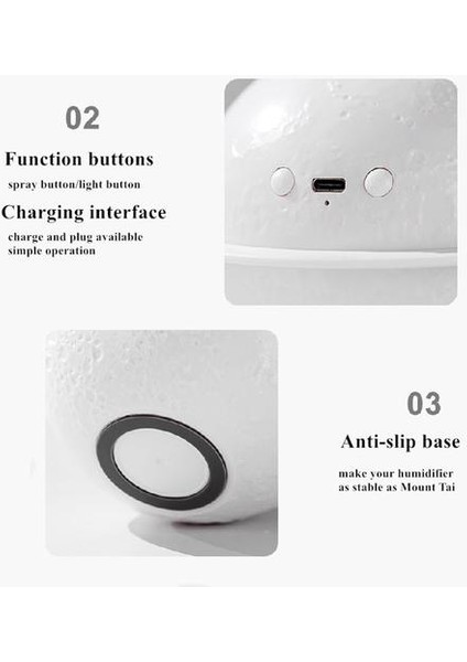 Mini USB Nemlendirici Hava Arıtma Nemlendirici Yatak Odası Satürn Nemlendirici Için Ahşap Baz Gece Light Aroma Difüzör | Nemlendiriciler | Nemlendiriciler (Yurt Dışından) modelleri