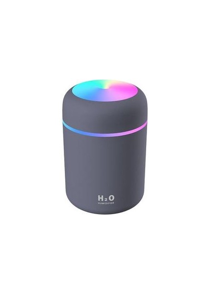Taşınabilir 300 ml Nemlendirici USB Ultrasonik Dazzle Kupası Aroma Difüzör Serin Mist Maker Romantik Işık ile Hava Nemlendirici Arıtma | Nemlendiriciler (Gri) (Yurt Dışından)