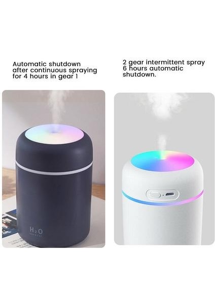 Taşınabilir 300 ml Nemlendirici USB Ultrasonik Dazzle Kupası Aroma Difüzör Serin Mist Maker Romantik Işık ile Hava Nemlendirici Arıtma | Nemlendiriciler (Gri) (Yurt Dışından) modelleri