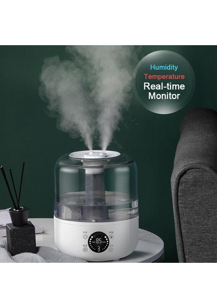 3000 ml Ev Akıllı Hava Nemlendirici Uzaktan Kumanda Ofis Uçucu Yağ Aroma Difüzör Zamanlama Mist Ayarlanabilir Çift Bağlantı Noktaları Mister | Nemlendiriciler (Yurt Dışından) fiyatları