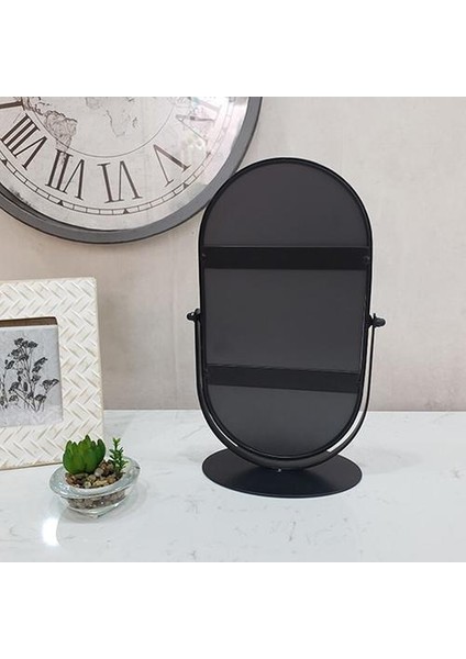 Yeni Nordic Stil Güzellik Metal Banyo Odası Vanity Kozmetik Masa Üst Lar Banyo Için (Siyah) Makyaj Aynası (Yurt Dışından)