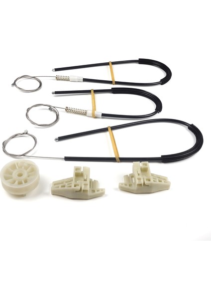 Renault Megane MK2 2002-2008 4/5 Kapı 8200325135 İçin Ön Sağ Kapı Cam Kriko Tamir Seti