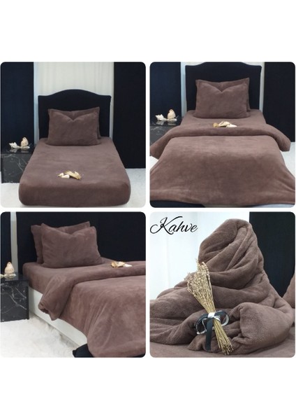 Welsoft Kumaş Çift Kişilik Çarşaf Takımı Düz Desen