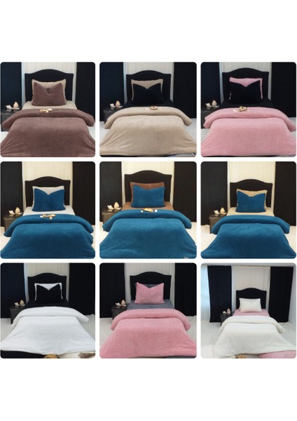 Welsoft Kumaş Çift Kişilik Çarşaf Takımı Düz Desen modelleri