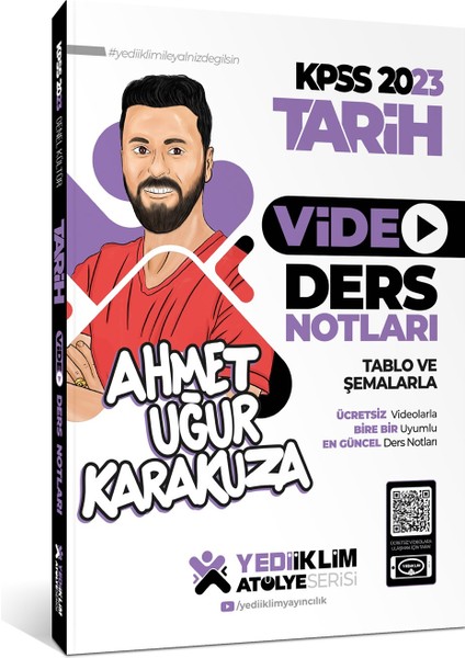 2023 KPSS Tarih Tablolar ve Şemalarla Video Ders Notları