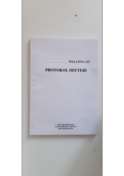 Inşaat Protokol Defteri
