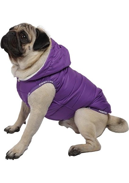 Mor Sport Anorak Yelek Küçük ve Orta Irklar Için Yelek Kedi Köpek Kıyafeti