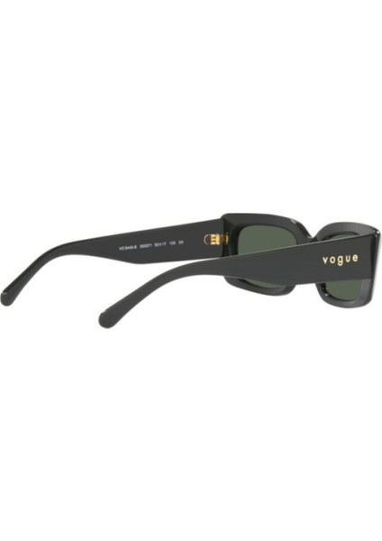 VO5440-S30007152 Kadın Güneş Gözlüğü Yeşil Kemik Çerçeveli UV400