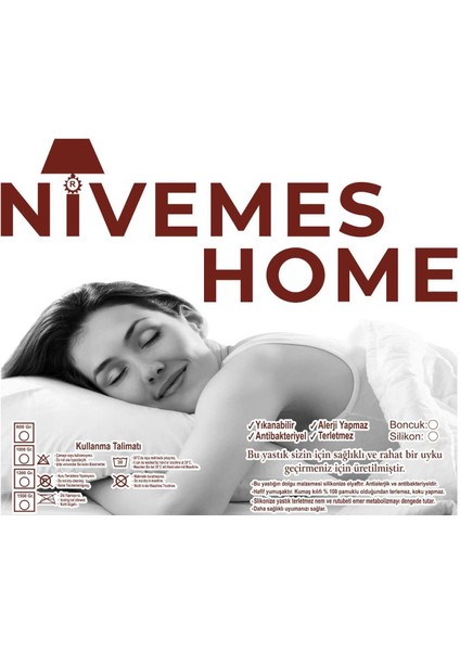 Nivemeshome 1000 gr Dolu Yastık