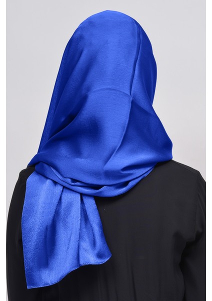 Janjan Parlak Saten Dokulu Tesettür Abiye Şifon Şal-Saks fırsatları