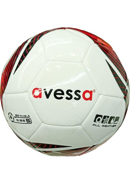 Hybrid Futbol Topu Kırmızı Siyah No 5 HFT-3000-100