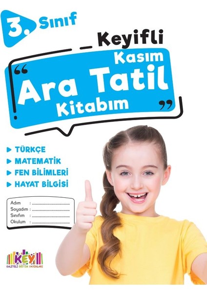 3. Sınıf Kasım Ara Tatil Kitabım