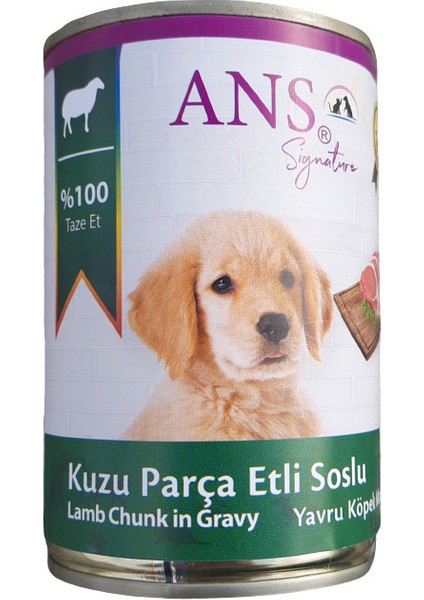 Puppy Lamb Chunks Kuzu Etli Yavru Köpek Konservesi 3 + 3 Adet