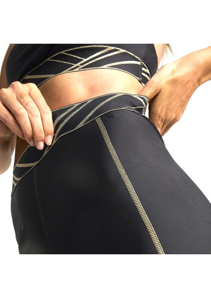 Deco Glam Kadın Siyah Koşu Tayt 52225601 indirimleri