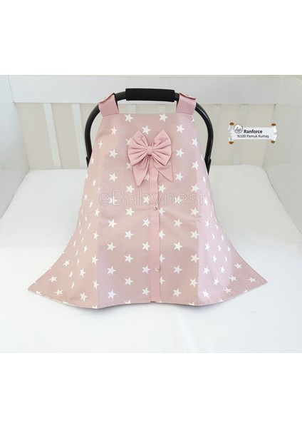 Big Star Serisi Pudra Beyaz Puset Örtüsü