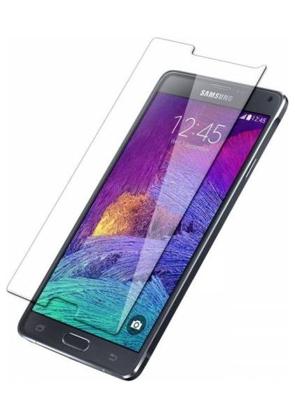 Samsung Galaxy Note 4 Kırılmaz Cam Ekran Koruyucu Sert 9h Şeffaf