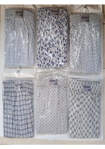 Dono Büyük Beden Erkek Boxer 6 Lı Paket modelleri