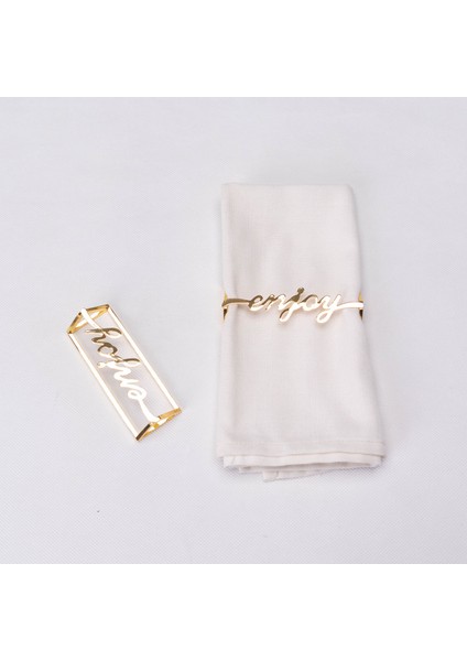 Enjoy 2'li Peçete Yüzüğü