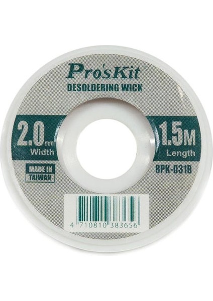 Lehim Toplama Teli 2.0mm 1.5mt Proskit 8PK-031B