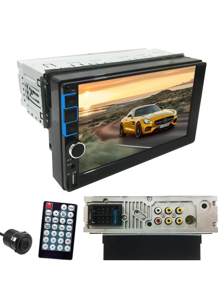 Double Teyp 7 4X50W Mirrorlink Bt/usb/sd/mp5/aux/fm Kameralı Tofas Seri Twogo Go Şahın Up