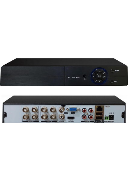 Kayıt Cihazı Ahd Dvr 8 Kanal 2mp 1080P H265 5ın1 Hibrit Xmeye Avenir AV-TC08M